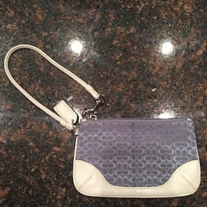 Small coach wristlet
